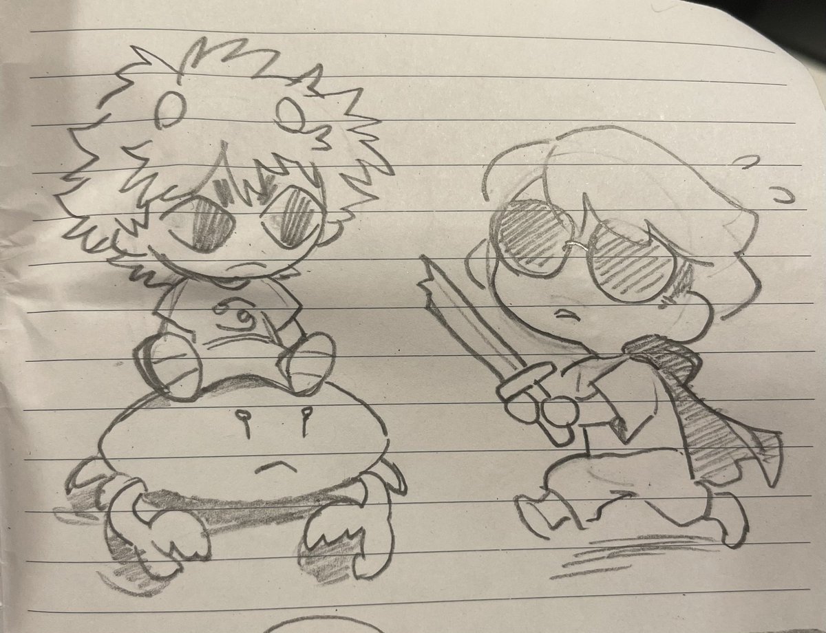 found these doodles from some time last year 