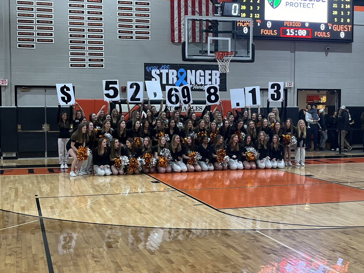 Congratulations to the STCE & STCN Dance Teams on raising $52,698.13 during this year’s Kick-a-Thon!! What an incredible accomplishment. #STCpride⚜️⭐️
