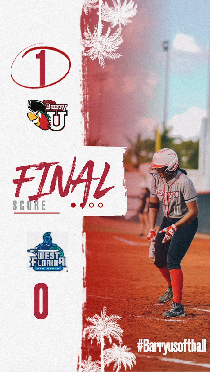 Barry takes the win againn! Go Bucss! 😈

Final
0-1 

#BarryUSoftball