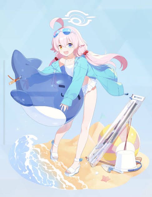 ホシノ(ブルーアーカイブ) 「ブルアカをはじめてわかったこと一時期トレンドに上がっていた「水着ホシノ」がガルパ」|肉塊のイラスト