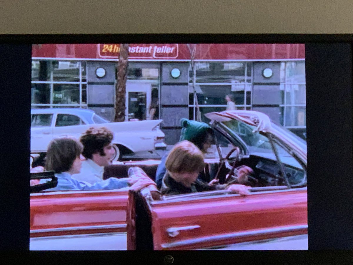 hectorlanza's tweet photo. My favorite part of the Monkees movie “Daydream Believers: The Monkees' Story (2000)” is when they daydream up an ATM in the 1960s. https://t.co/YmN5bN7Yyy