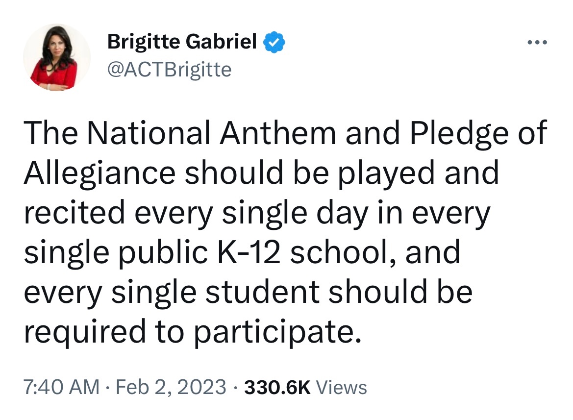 The First Amendment tweet media