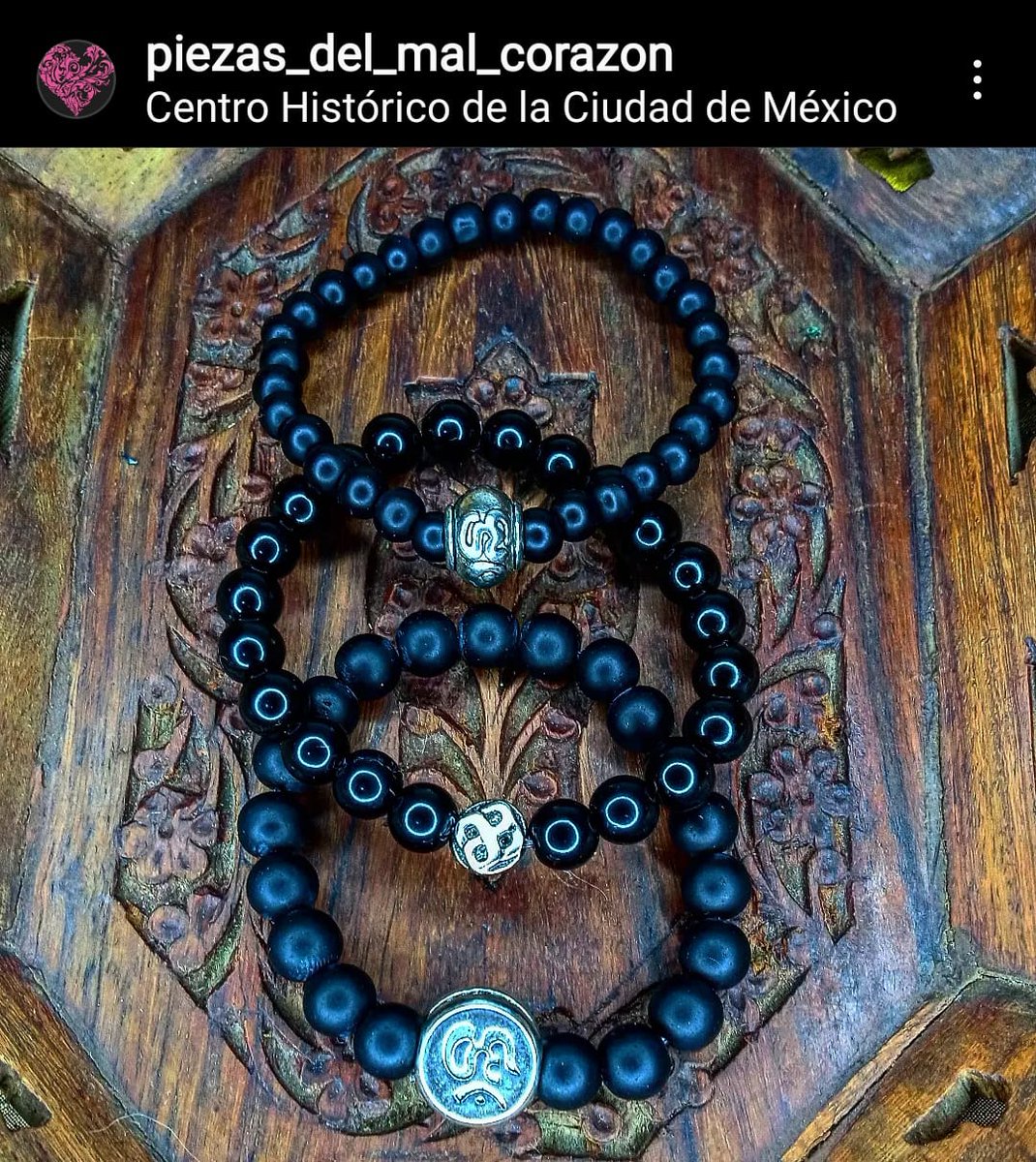 BadHeartMex's tweet image. #onyx y #obsidianas
#hapas y #brazaletes
Del #MalCorszón💜🕉️📿