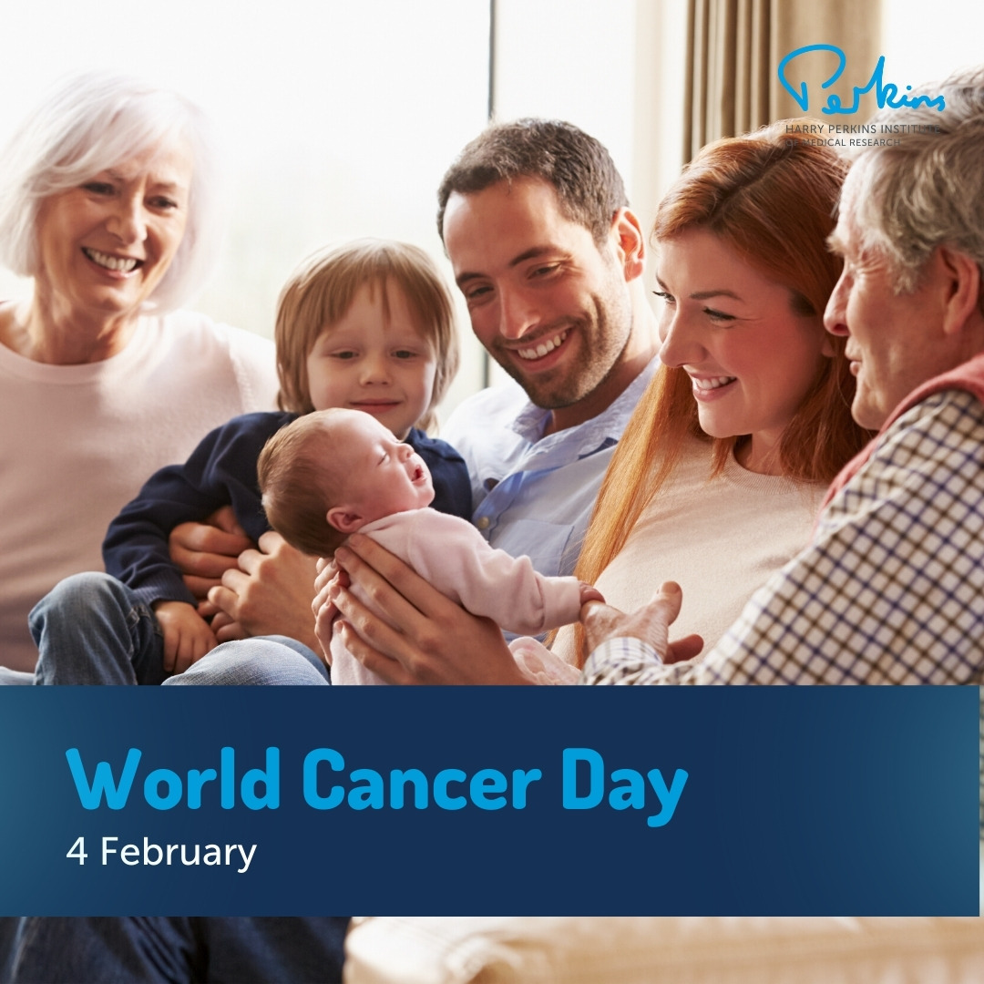 Today is World Cancer Day. Every day in Australia, 150 people lose their battle with cancer. Your gift today can help Perkins researchers find the next life-saving medical breakthrough right here in WA.
 Donate now: perkins.org.au/donate/'
#WorldCancerDay #theperkins