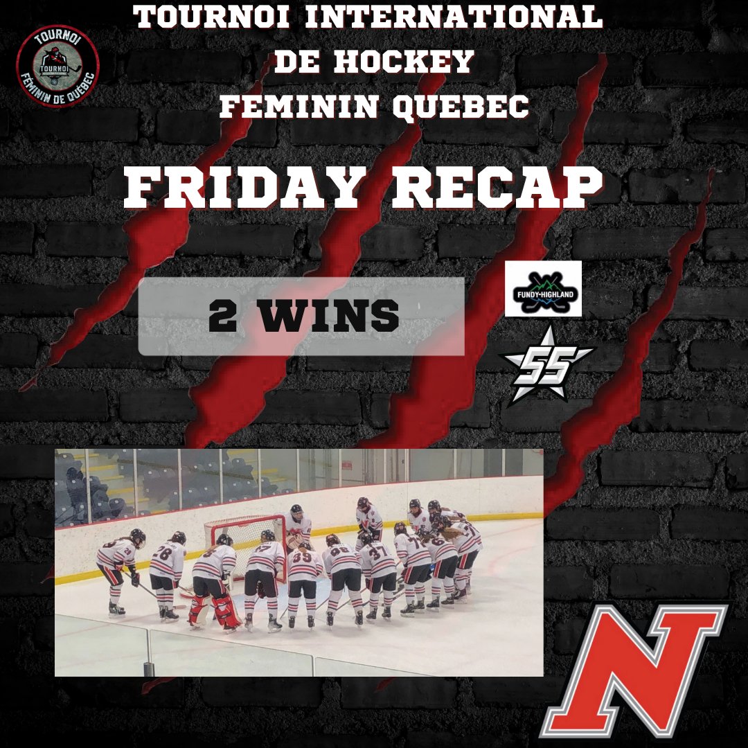 Great first day! Looking ahead and staying focused for our next games 🧨🥅🏒🧨
#ngha #nepeanwildcats #owha #tournament #quebec #quebeccity #clawsout