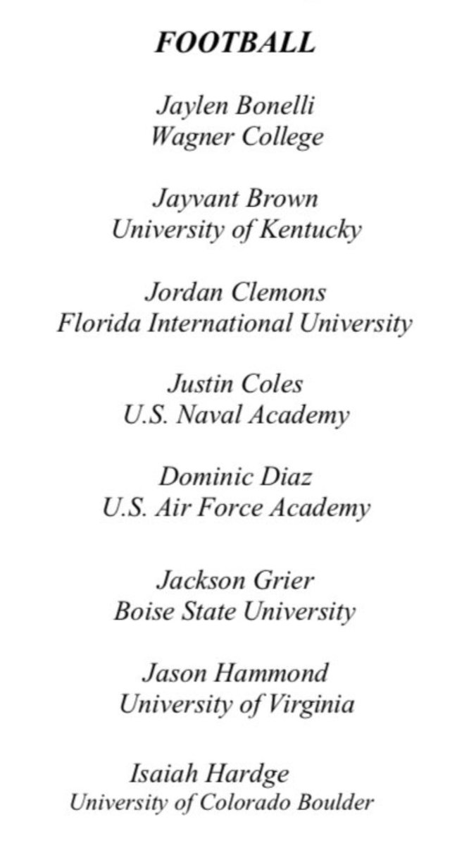 CoachHarriott's tweet photo. 🔷2023 Signing Day🔶
27 STA Raiders heading to play NCAA football and counting…

#YouGoWeGo https://t.co/M7f88pL6jG