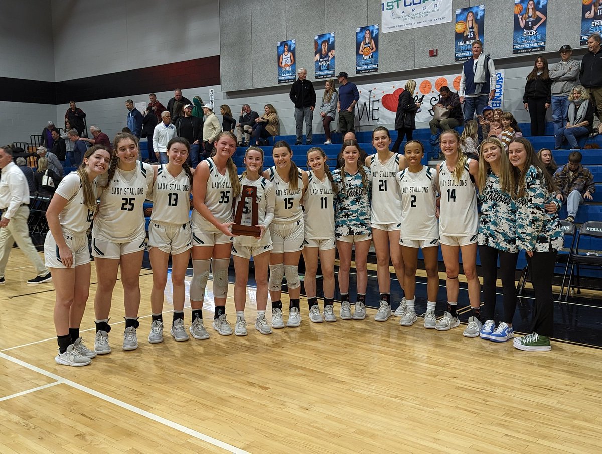 District champion zone for <a href="/provschool/">Providence School</a> girls basketball. A team to watch out for in Class 3A.