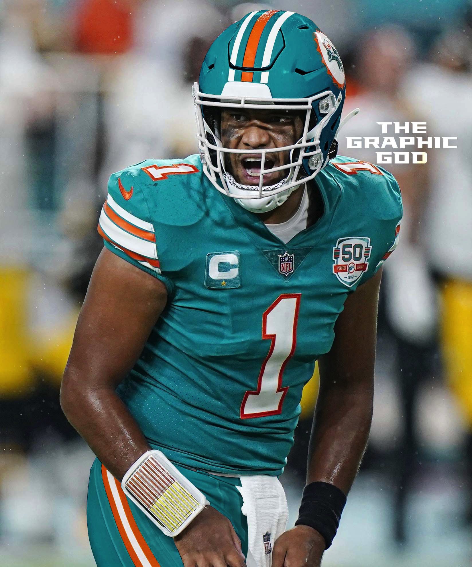 The Graphic God on X: Thoughts on this 'Miami Vice' uniform concept? 🌃 🌴  - #Miami #Dolphins #FinsUp #NFL #NFLTwitter  / X