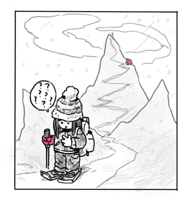 On every winter hike, at some point, I lose a glove xD I take it off to snap photos, stuff the glove in my pocket and walk. Then I notice, look back, and a long distance away, I see a pink  tiny glove :) 