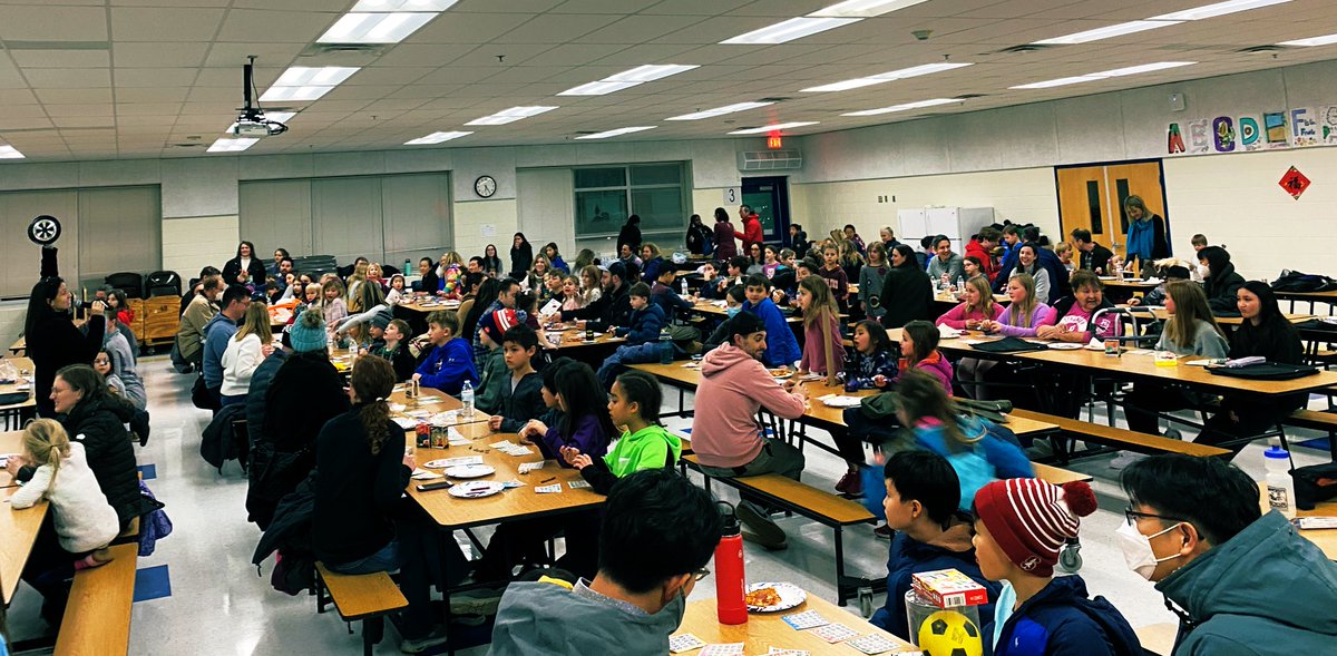 A BIG thank you to <a href="/haycockcougar/">Haycock Elementary</a> PTA for putting on this fun filled BINGO night!! Families had a blast! 🐾🎲@PrincipalBeaty #HayFam