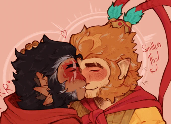 Now I wanna redraw my first smitten fool drawing... 