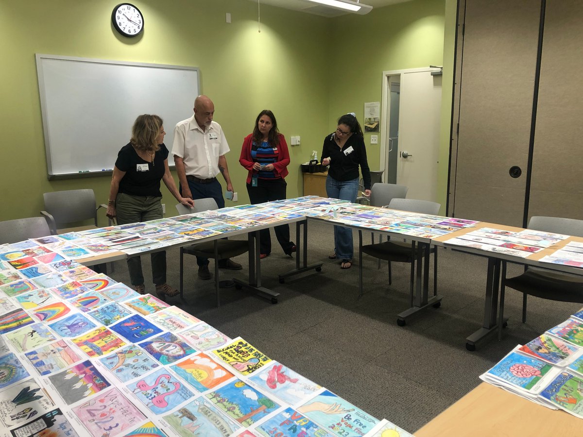 PBCBHC's tweet photo. Thank you to ALL who participated in the Drug Prevention contest this year! We had some amazing entries, selecting only a few was hard! #judgingday #mediacontest #drugprevention https://t.co/mYzfSphQ7o