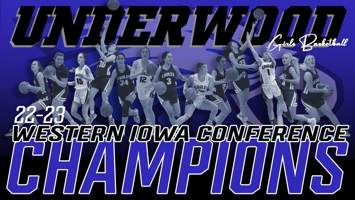 theUgirlshoops's tweet photo. Congratulations to the 2022-2023 WIC champions! First time since 2004. #attitudebehaviorcharacter @UHS_GBB @EagleActivities 

Thanks to Mr. Rodgers for the graphic https://t.co/EJhLrxIx3X