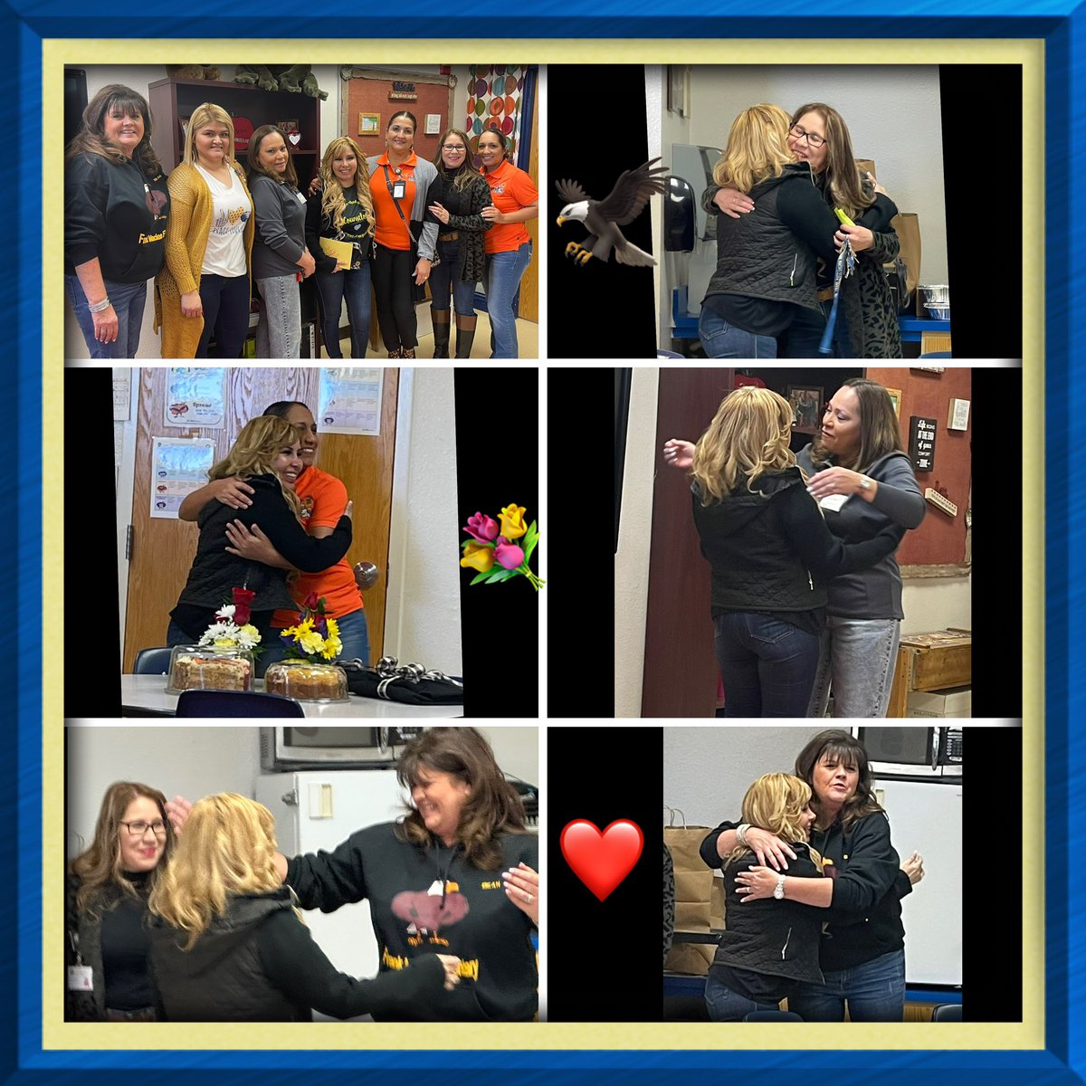 edengtabbutt's tweet photo. Thank you to my new FME team for a warm surprise luncheon welcome! So excited to be a part of you all! ❤️#ClintISDheartfirst https://t.co/Dpy4o4uHWq