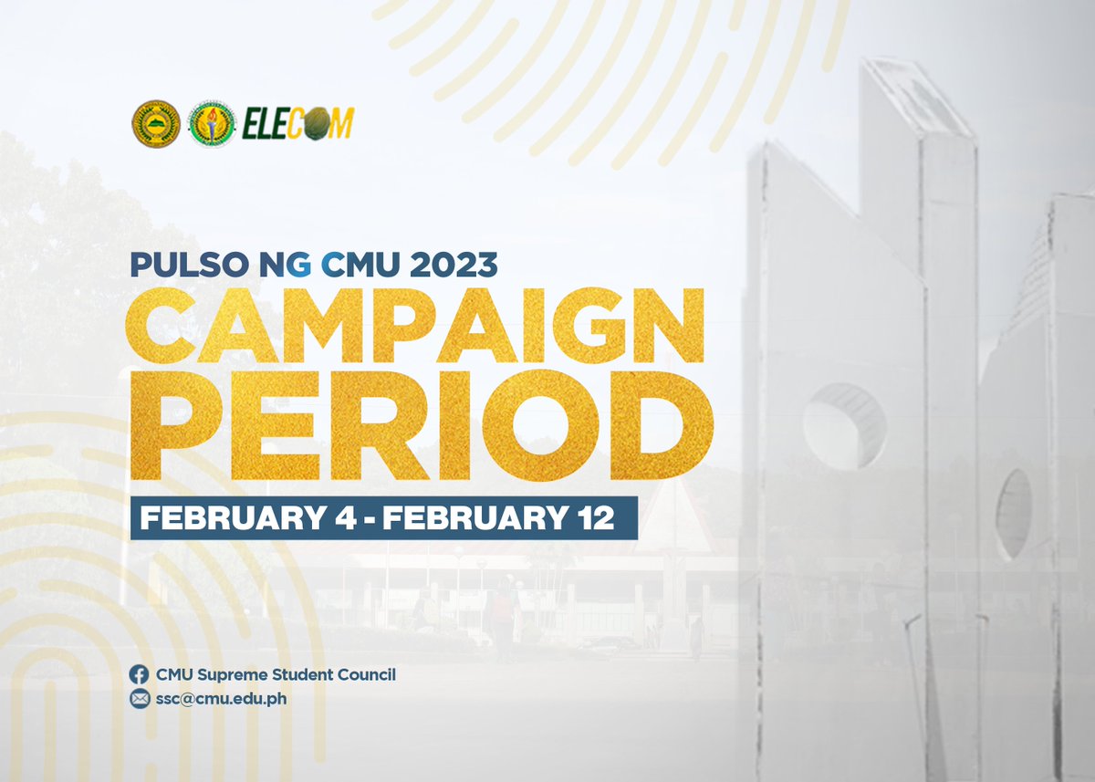 CMU Supreme Student Council (@cmusscofficial) / Posts / X