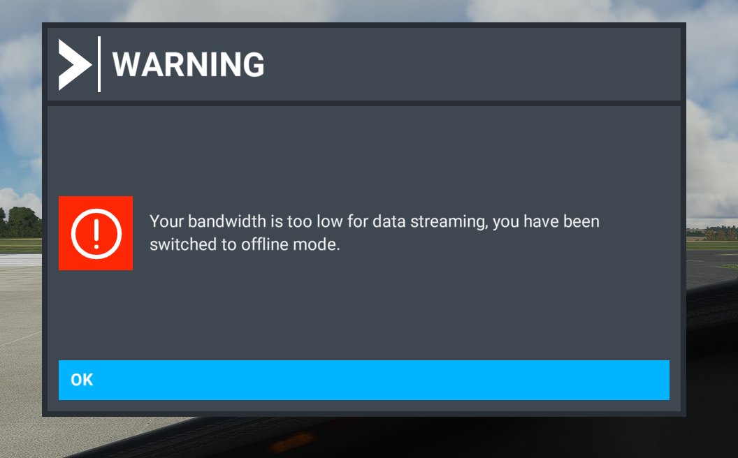 danpodsedly's tweet photo. @MSFS_Support It's not just live weather, there are all kinds of "bandwith" issues since the last update.

https://t.co/SWhG6sUDm7

https://t.co/28DpP2vrDC https://t.co/PPE9UYP4fx