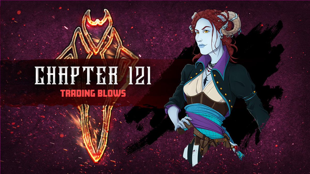 ATH_Podcast's tweet photo. COMBAT! The party wastes no time in engaging with the necromancer, but for Taslinn the encounter might be more than she bargained for. 

Chapter 121 - Trading Blows
https://t.co/yPpwyDDwOH

#ttrpg #dnd #tabletoprpg #ActualPlay #TheseDemonDayz #Chapter121 https://t.co/rQzpXpT37l