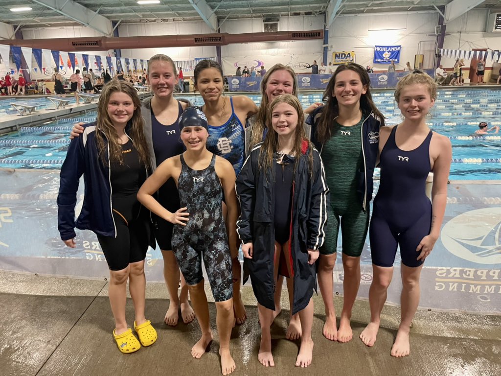 RebelSwimDive's tweet photo. We’re at Silverlake for the girls #Region7Prelims! Thread of results to follow. https://t.co/JMaksOSEAp