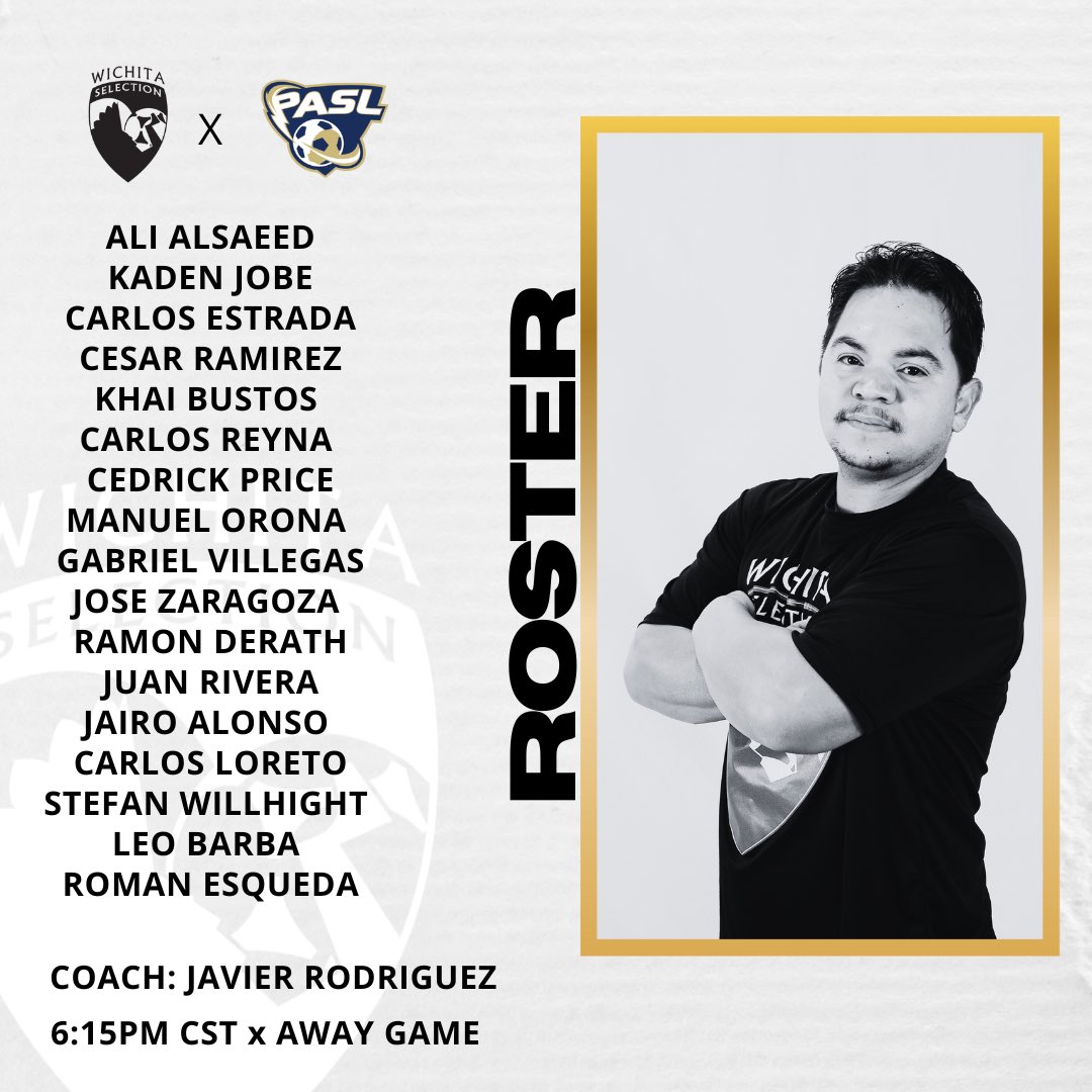 ROSTERS!

The Boys will be in Springfield, MO tomorrow as both Premier Arena Soccer League &amp; MLIS teams face the Springfield Demize in a Double Header! PASL - 6:15 PM CST &amp; MLIS - 8:00 PM CST #ForTheHomeTown