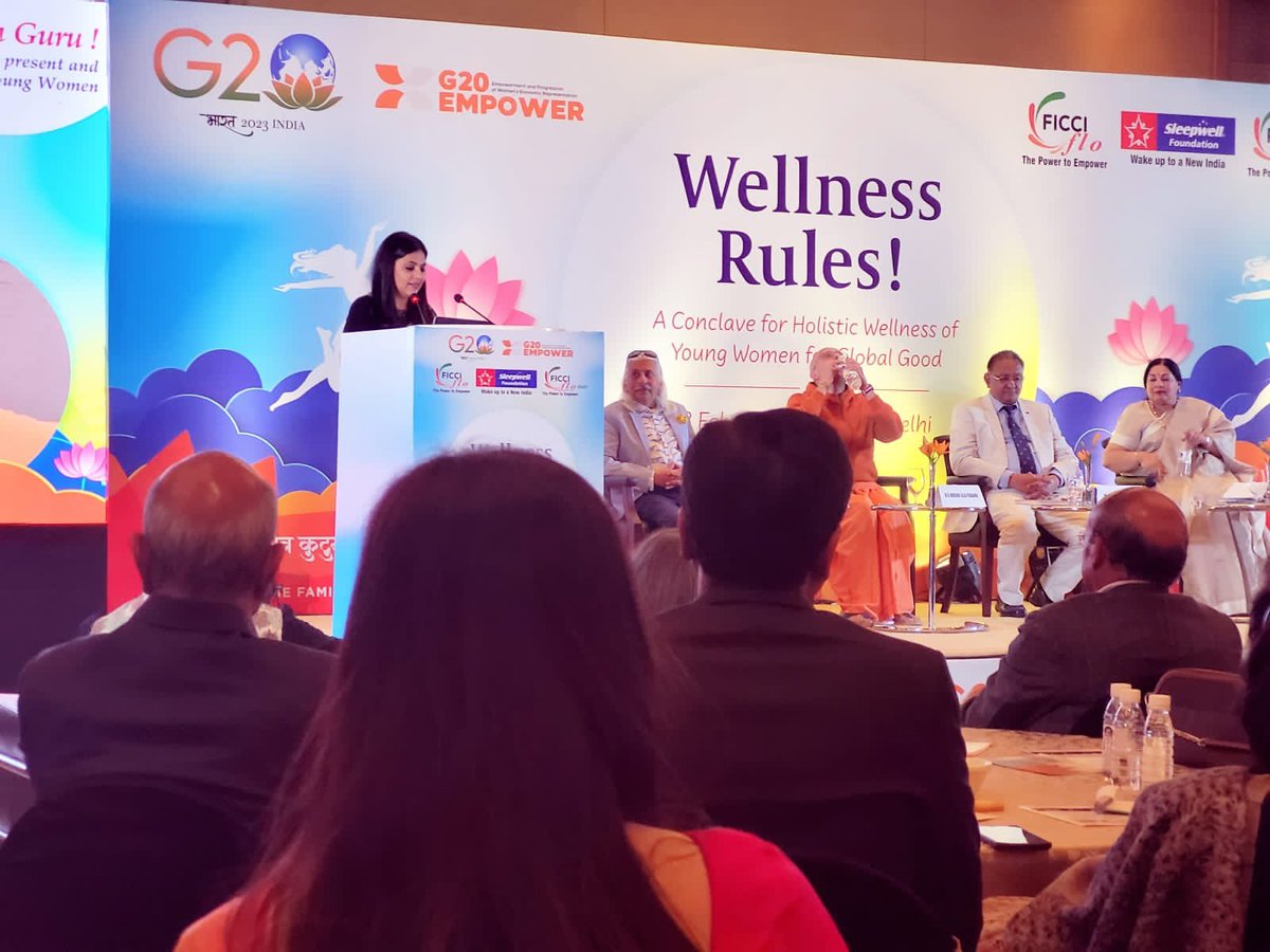 dpmi_india's tweet image. DPMI students participated in the Wellness Conclave - “Wellness Rules!”, a Holistic Conclave for proactive wellbeing of women on 3rd February 2023.

#DPMIStudents #WellnessConclave #WellnessRules #WomenHealthandWellness
#MinisterAnuragSinghThakur