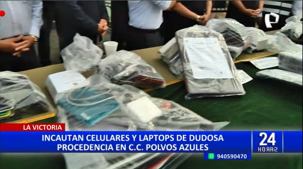 PanamericanaTV's tweet photo. 🔴 #EnVivo | Incautan celulares y laptops de dudosa procedencia en #PolvosAzules
#PanamericanaTelevisión #PanamericanaNoticias #24Horas | Más detalles en ► https://t.co/NDeYp3E0yA https://t.co/GQkcvlQ0bb