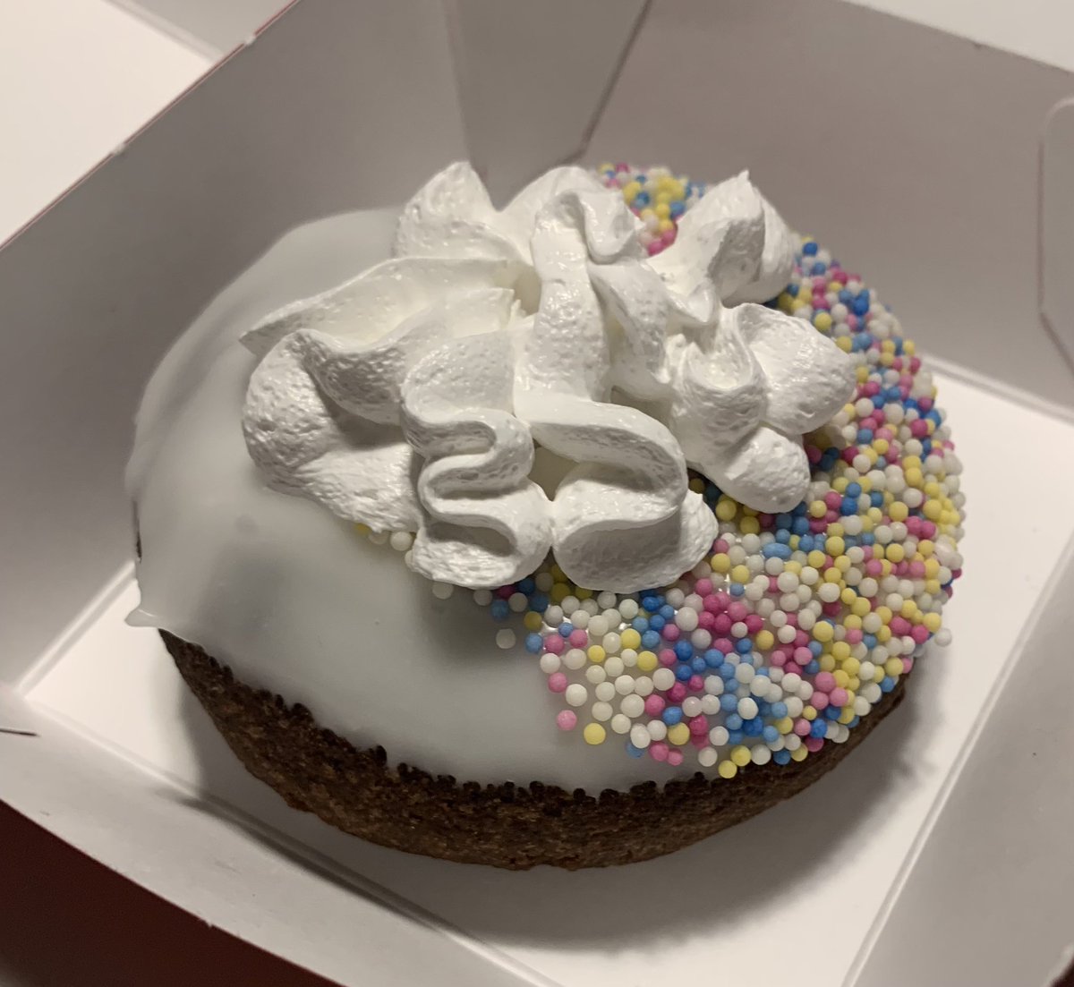 Savouring and sharing the one donut we managed to get today! <a href="/SOOntario/">Special Olympics Ontario</a> <a href="/LETRPeel/">LETR PEEL</a> #ChooseToInclude