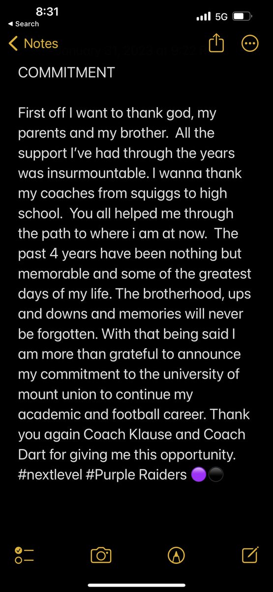 COMMITTED🟣⚫️❗️<a href="/PaloEdits/">Ethan Palo</a> <a href="/CoachKlaus68/">Brendan Klaus</a> #purpleraiders #blessed