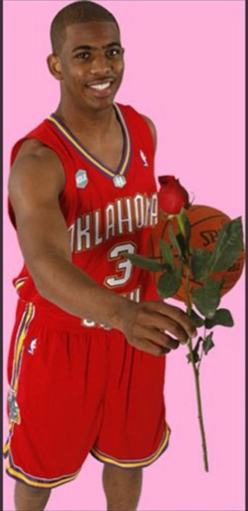 Thunder Film Room on X finally i got my holy grail jersey. a Chris Paul 06 07 Oklahoma City Hornets valentines day edition jersey. been looking for one of these since at least