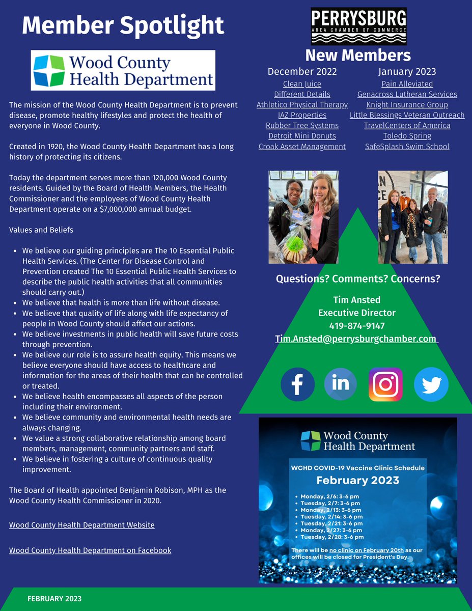Pburg_Chamber's tweet photo. Check out the latest Perrysburg Chamber newsletter! https://t.co/crbbC9orNn