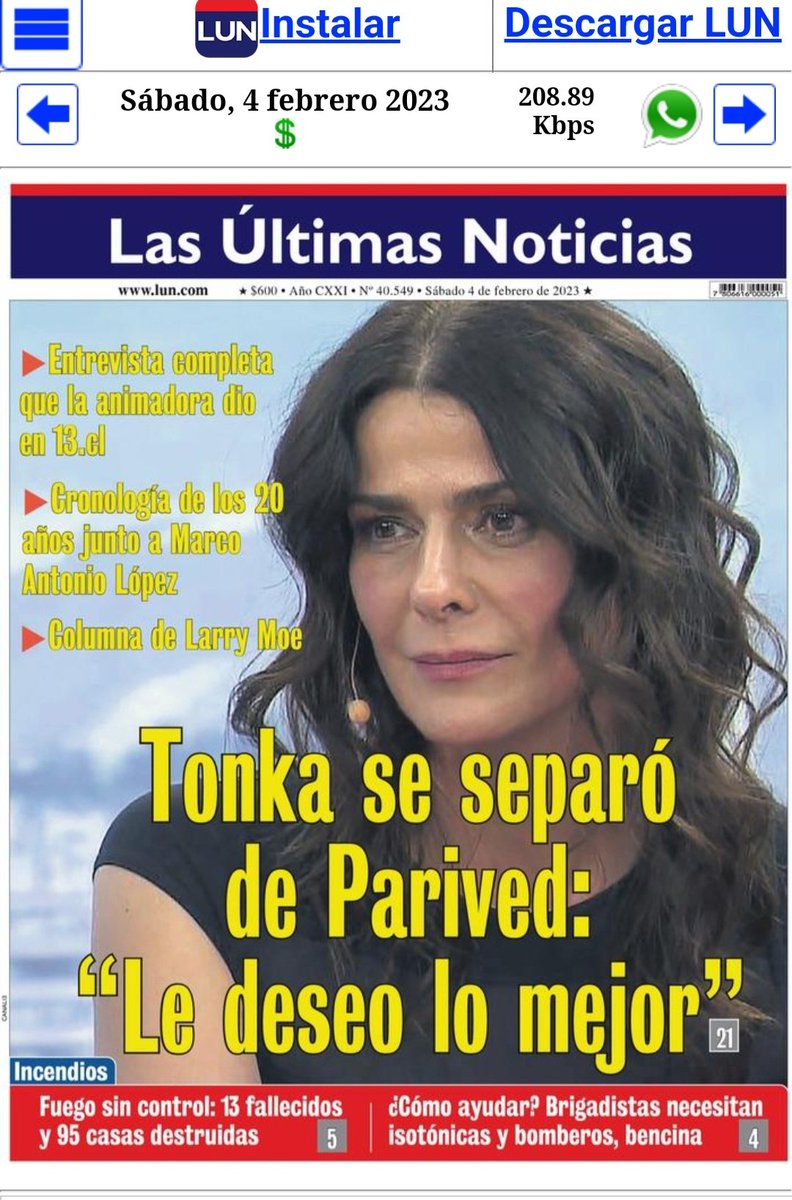 sergiovidelas's tweet photo. Qué importante noticia Srs. Lun.
Mientras el bio bio arde y muere gente por los incendios...
Qué periodismo más mediocre... https://t.co/wdMIYAOwTB