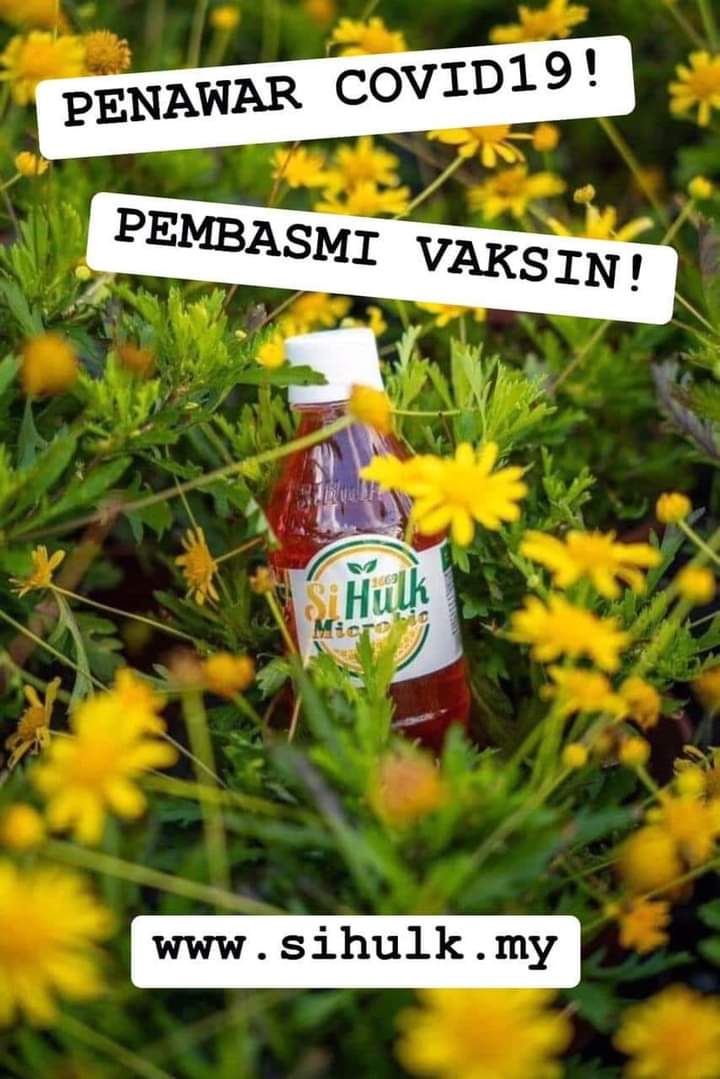 muhd_akram1669's tweet photo. Jom detox dgn sihulk. Minum 120 hari. Selesai..!!!!
#ready2help #sihulk #penawarsegalapenyakit #penawarcovid19 #pembasmivaksin https://t.co/HMiqNEfkyf