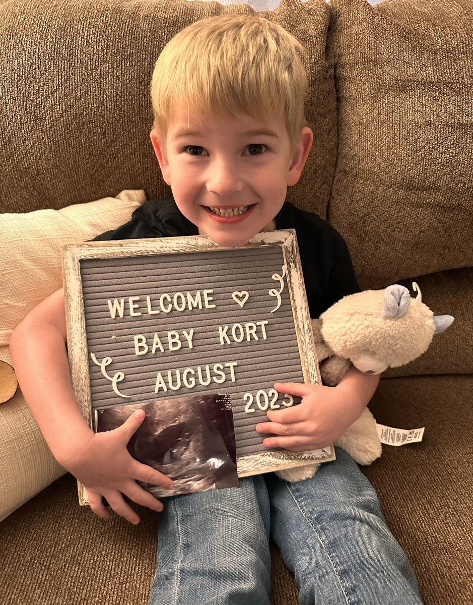 Some Exciting News from the Kort House!!💕 Watch out 2023, a baby Kort in on the Way! 🍼 Camden is going to be a Big Brother!!❤️