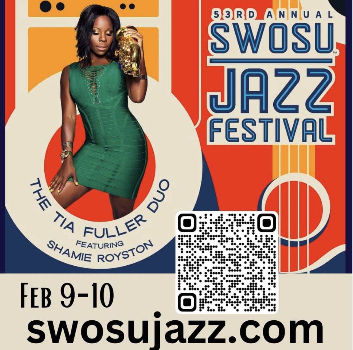 1 week until we get to hear the Grammy-Nominated Saxophonist <a href="/tiafuller/">Tia Fuller</a> and her sister Shamie Royston on piano!! Get your tickets here -> swosujazz.com