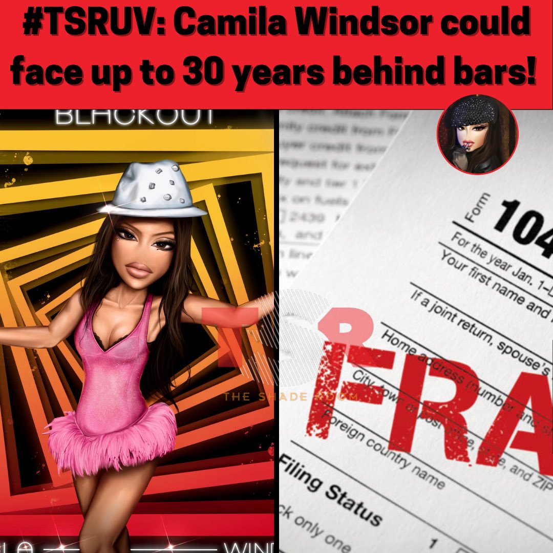 UVTSR's tweet photo. #TSRUV: Camila Windsor allegedly under investigation for Failure to submit tax documents with additional charges as Tax Evasion, wire fraud &amp; Also accused of hiding millions of dollars that were made from her management company “Camila &amp; Co”. 👀🚔 https://t.co/oeKLgwGtSC