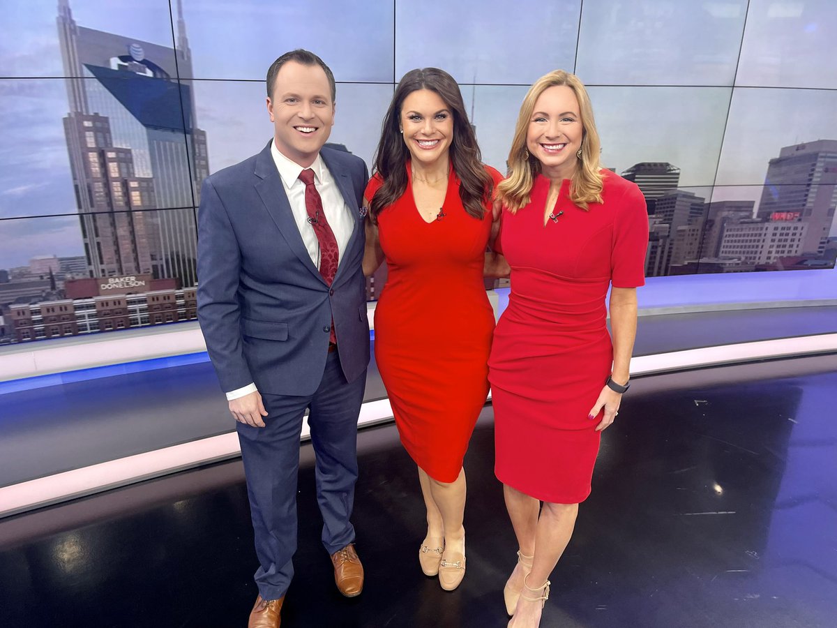 kenleyontv's tweet photo. RT @DanielleBreezy: We are all in red at @WKRN to support @AHATennessee for national #wearredday! Together we can spread awareness for heart disease! ❤️ @bobmuellerwkrn #goredforwomen #nashgored https://t.co/7rcwFaV3CM