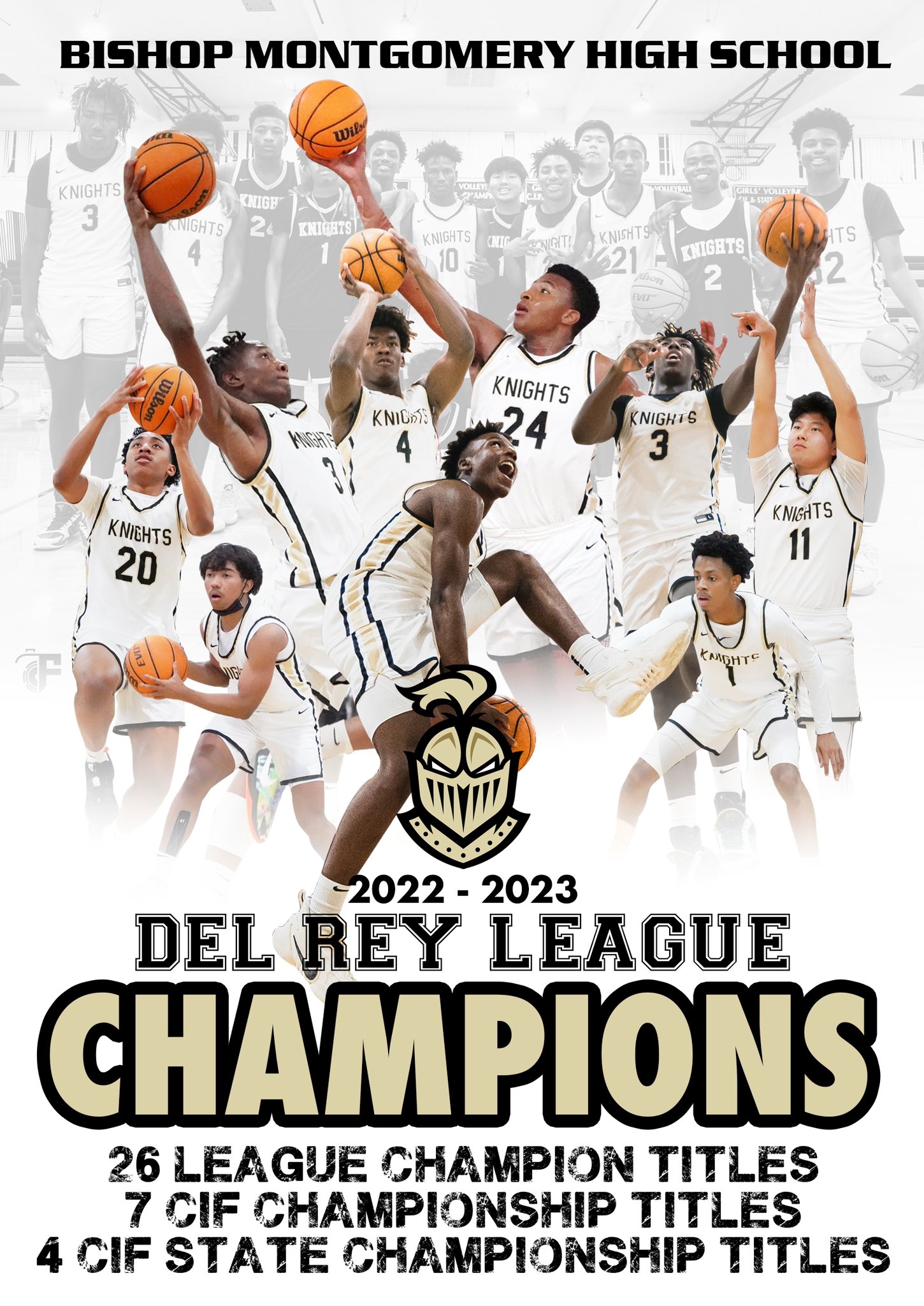 Bishop montgomery cheap basketball roster