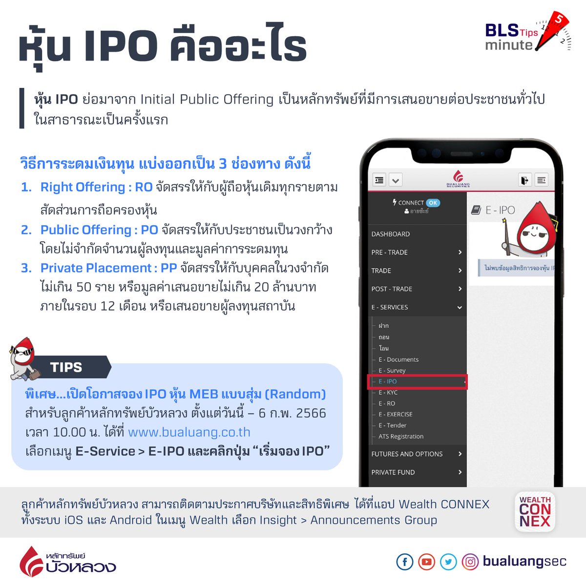 bualuangsec's tweet photo. 👀 ทำความรู้จักหุ้น IPO คืออะไร?
IPO หรือ Initial Public Offering เป็นหลักทรัพย์ที่มีการเสนอขายต่อประชาชนทั่วไปในสาธารณะเป็นครั้งแรก
🤔 แล้วหุ้น IPO มีการระดมทุนกี่ลักษณะ แบบไหนเหมาะกับนักลงทุน อ่านเพิ่มเติมคลิก 👉🏻 https://t.co/LrzqAfM3n8
#หุ้นIPO #BLSTips #หลักทรัพย์บัวหลวง https://t.co/2HTRPBtMow