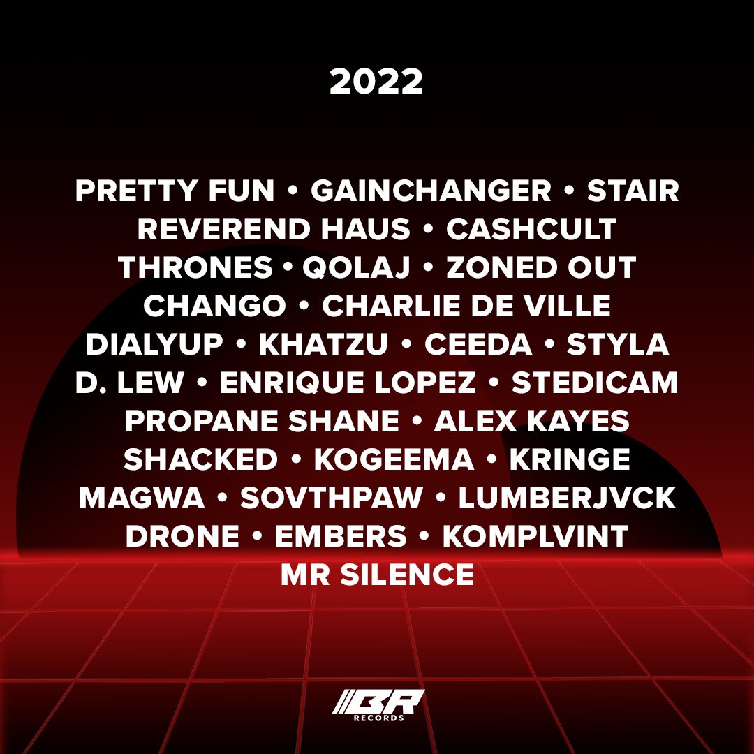Hope your 2023's started off strong so far! Huge shoutout to all the artists that released with us or played shows with us and helped us have such a great 2022. Can't wait to see what 2023 has in store!