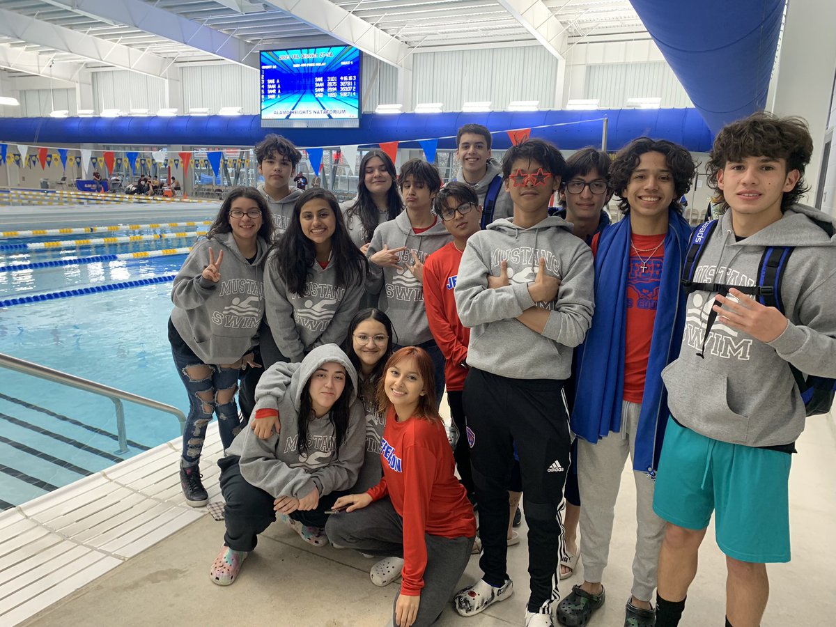 TJLadyMustangs's tweet photo. I'm so greatful for our swimmers!  Today might have been the last meet but the memories will last!  Till next season!  #MustangStrong @ib_jefferson @SAISDAthletics https://t.co/EmCadHOKVu