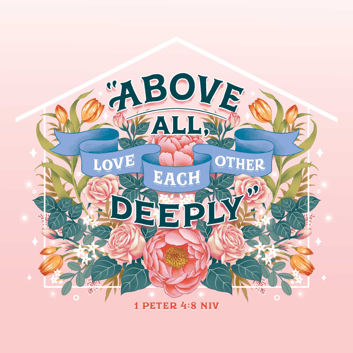 WarCryUSA's tweet photo. "Above all, love each other deeply, because love covers over a multitude of sins." – 1 Peter 4:8 NIV ❤️ https://t.co/M1HcbfRSdV