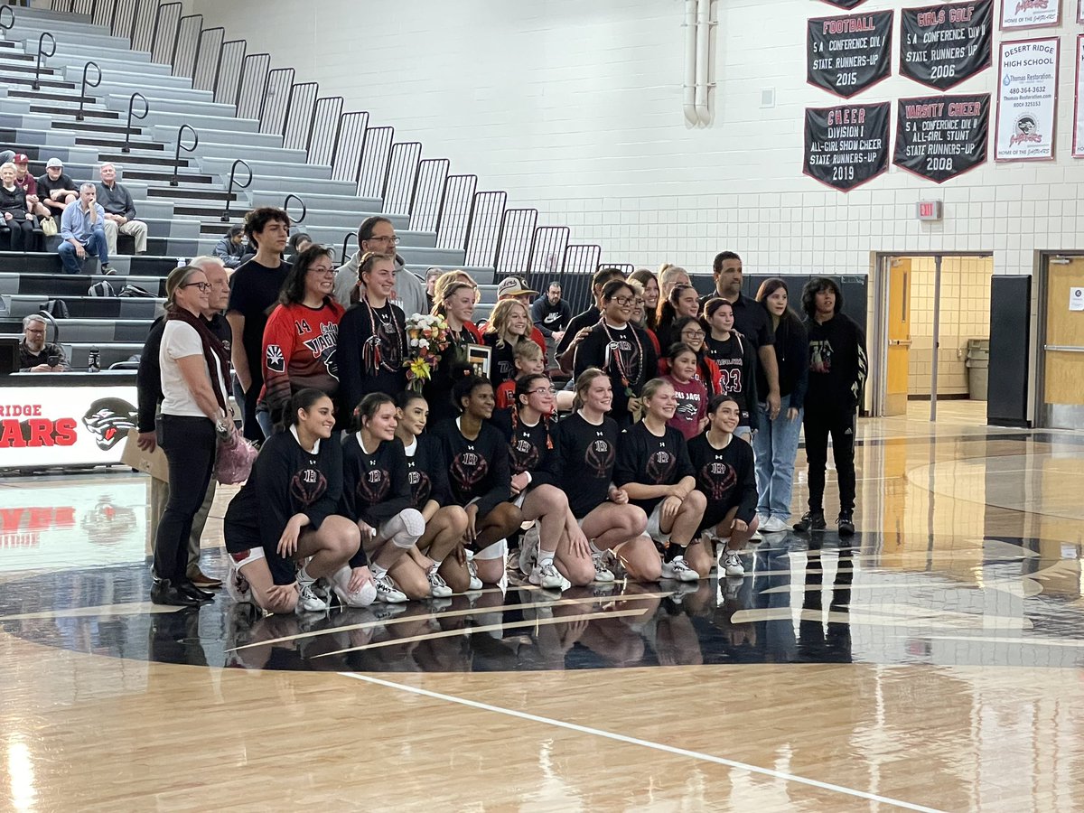 Senior Night for our Lady Jags! <a href="/dridgeathletics/">DRHS Jags Athletics</a> <a href="/GPS_District/">The Official Gilbert Public Schools District</a>