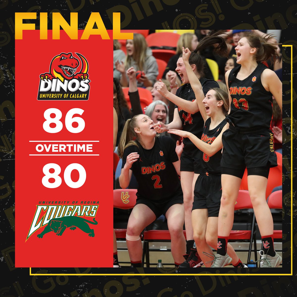 DinosWBB's tweet photo. UPSET ALERT 🚨

Calgary takes down the No. 1 ranked team in the country!

#GoDinos https://t.co/LiCQY2sIeR