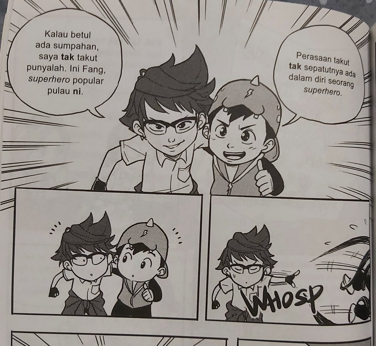 rando3bfacts's tweet photo. BoBoiBoy and Fang shenanigans in Detektif Yaya book 2 https://t.co/0gHC4VulQV
