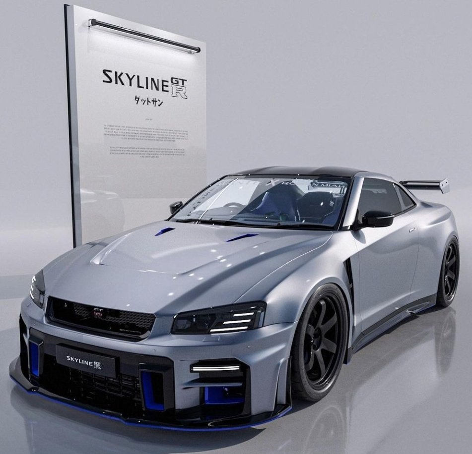 Autoass Media on X: Nissan R36 Skyline GT-R Render