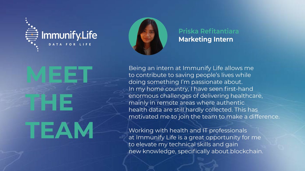 Hi, everyone! 👋🏻

We are happy to introduce our new member, Priska Refitantiara, as our Marketing Intern based in Sydney.
Priska is from Indonesia and currently studying in Australia.