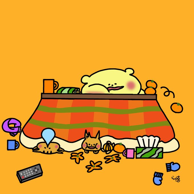 「kotatsu mandarin orange」 illustration images(Latest)｜5pages