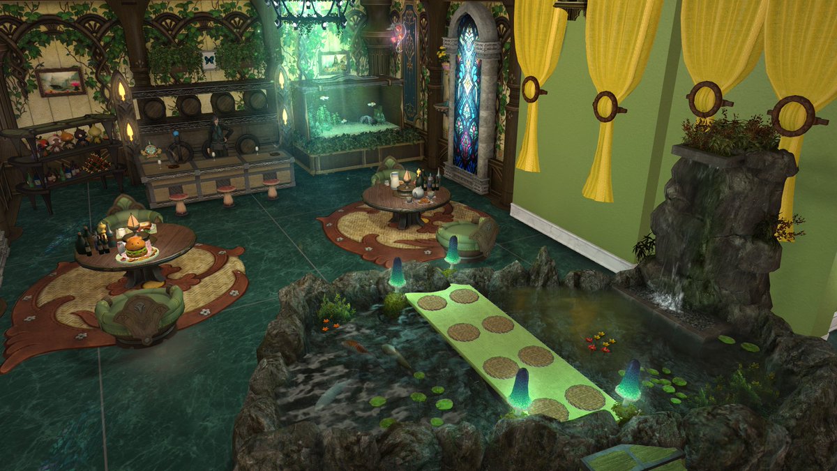 Minty_Medic's tweet photo. #FFXIVHousing

Theme: Il Mheg inspired teahouse
Estate Name: Titania's Tearoom 
Owner: Phoebe Seventhsong
Estate Location: Diabolos Lavender Beds Plot 23, 13th Ward 

Welcome! Please take a seat and enjoy our Porxie Bakery! https://t.co/jkRkkGzuMu