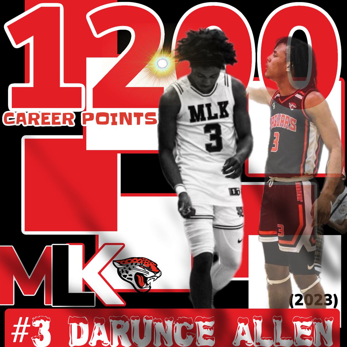 Congrats to <a href="/Darunce1/">Darunce “Da’Man” Allen</a> on passing the 1200 career points mark.  Huge accomplishment for a great talented young man.  Continue your greatness.