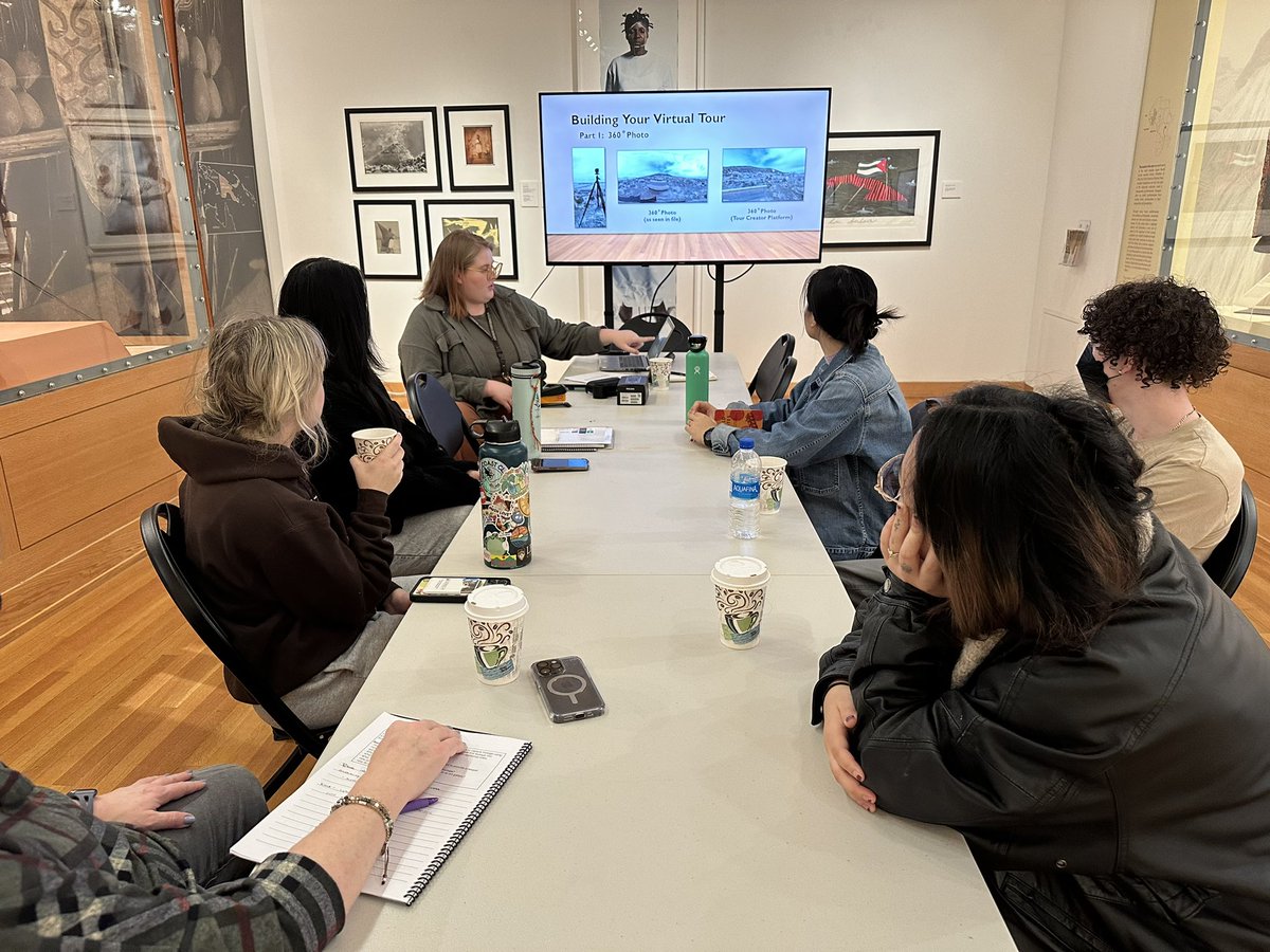 CentennialSchLU's tweet photo. Thank you @elisejschaffer for leading our Lehigh Valley Social Impact Fellowship students in a session on using 360 cameras in art galleries. Our students are excited to begin working on our projects to develop immersive content for students with disabilities @LUArtGalleries. https://t.co/1YXZsXUE6b