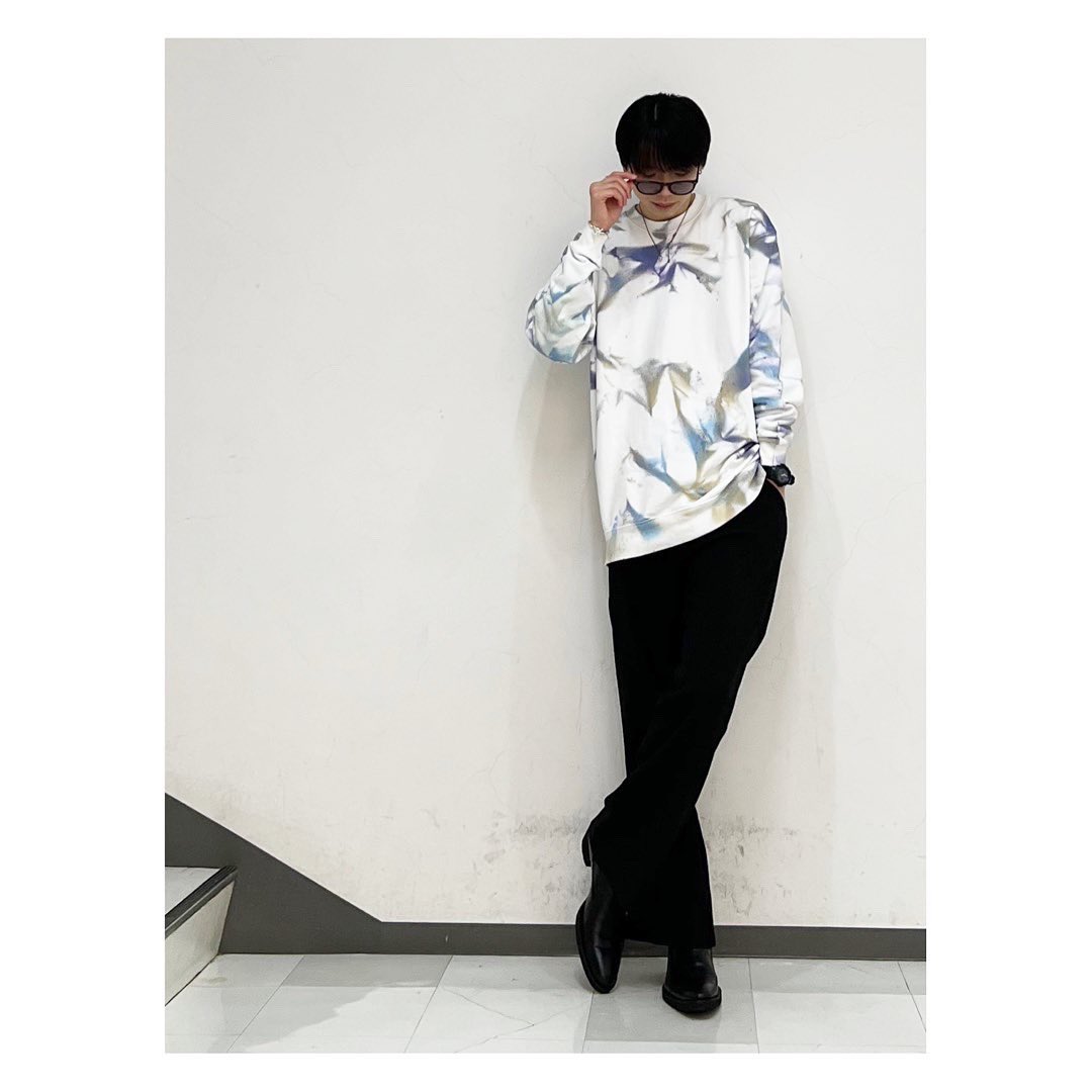 BAFNxN's tweet photo. 〜NEWTRAL TOKYO/NO ID.〜

NEWTRAL TOKYO LOOK🎨✨

【ﾗﾝﾀﾞﾑ染めｽｳｪｯﾄ】
◆color：WHITE
◆size：①、②
◆price：¥8,580(tax in)

#noid #newtral #newtral_tokyo #painting #fashion #ootd #kawaii #emo #staff #ss #todayscode https://t.co/uUBVf6CST5